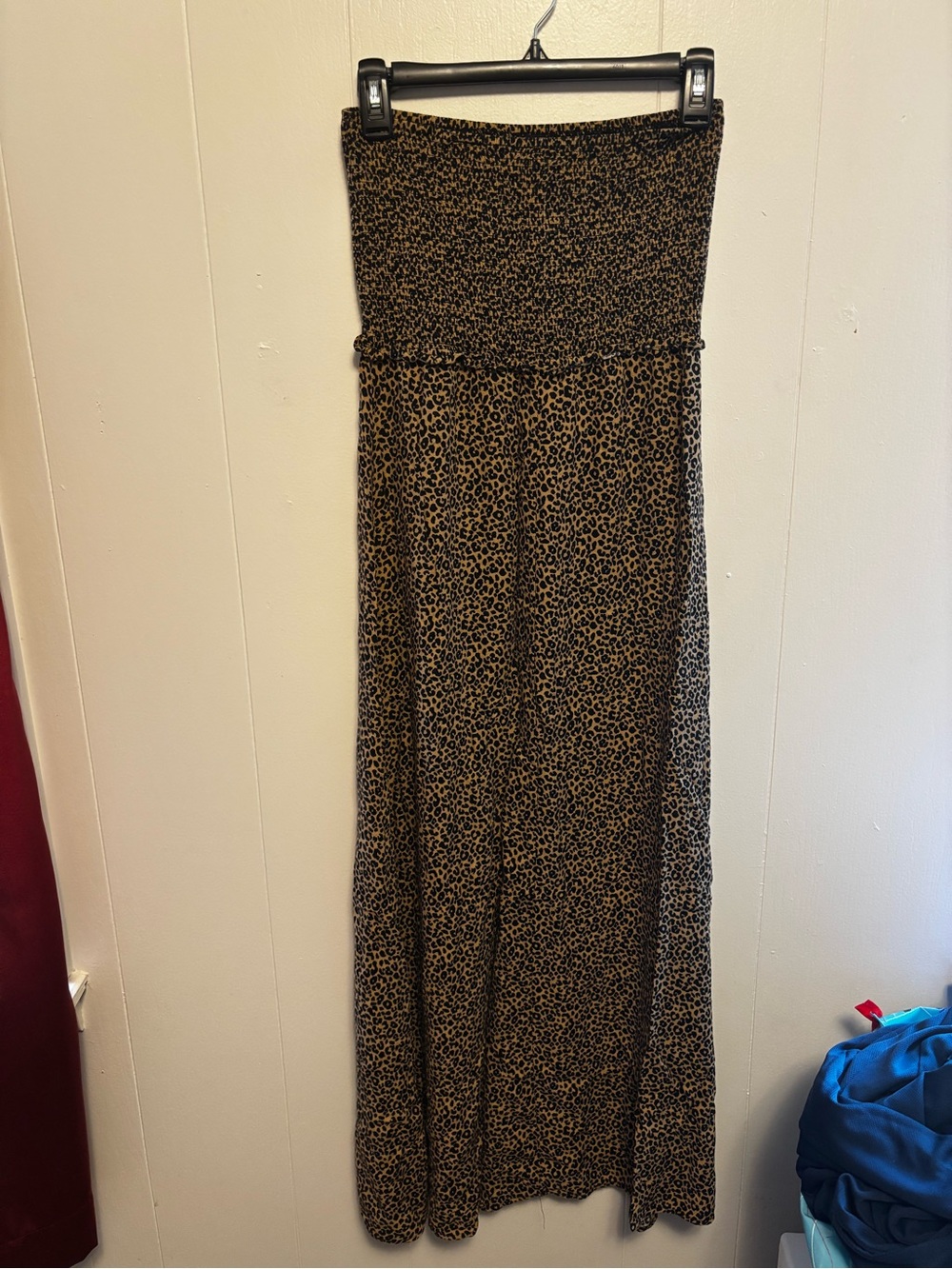 Forever 21 Leopard Print Strapless Maxi dress - Brown & Black - Picture 3 of 7